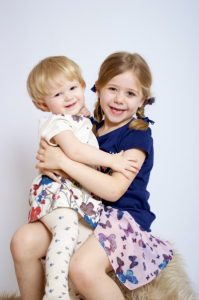 young girl with toddler by the family portrait photographer in Derby - AF1.jpg